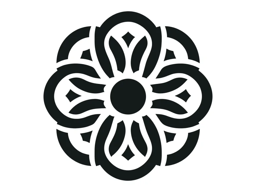 floral-emblem-with-symmetric-petal-design8045.logowik.com